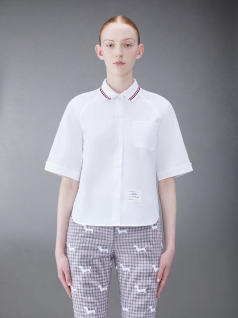 Thom Browne Box pleat cotton shirt