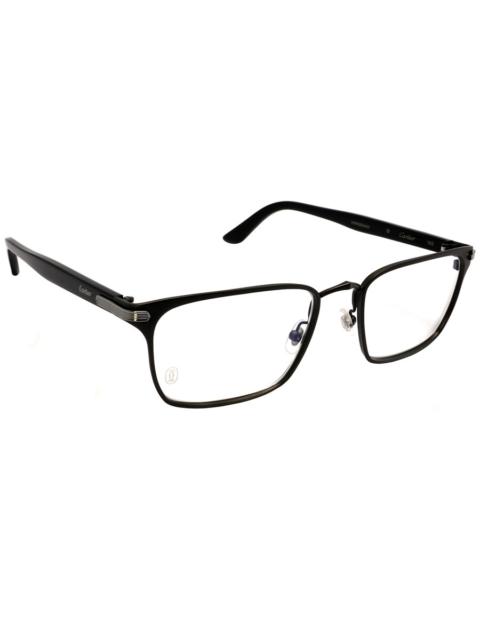 Cartier Cartier C Decor Demo Rectangular Men's Eyeglasses CT0205O 001 55
