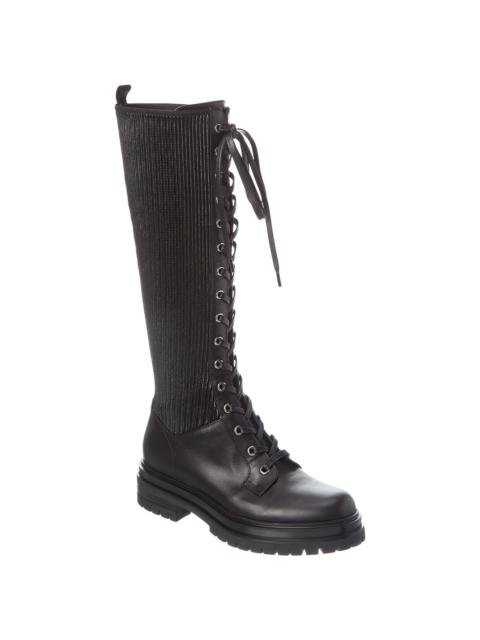 Gianvito Rossi Gianvito Rossi Martis 20 Leather Over-The-Knee Boot