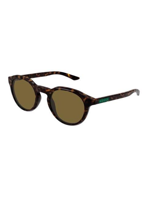 GUCCI Gucci Brown Oval Men's Sunglasses GG2079S 002 48
