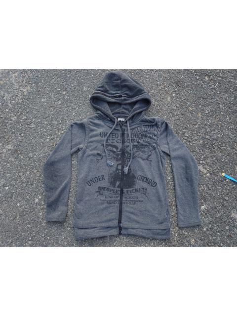 Other Designers PPFM Archival Grey Graphic Hoodie