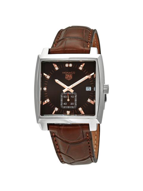 TAG Heuer Tag Heuer Monaco Brown Diamond Dial Ladies Watch WAW131E.FC6420