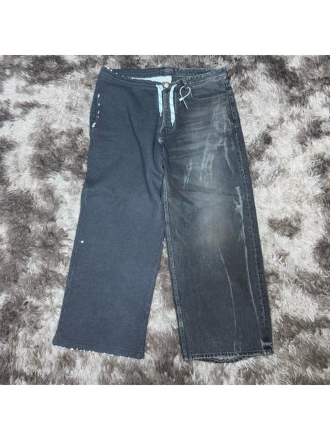 BALENCIAGA Balenciaga Hybrid Denim Sweatpants/jeans