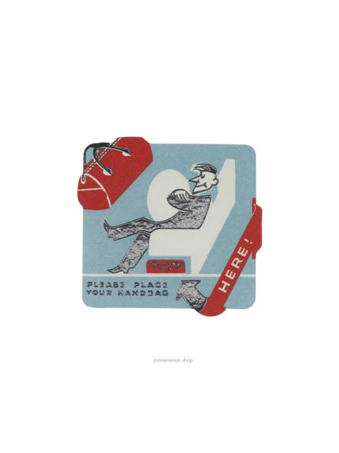 Louis Vuitton Airline Label Postcard Sticker- PLACE YOUR HANDBAG HERE