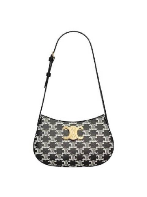 CELINE Celine Tilly Bag In Two-Tone Triomphe Canvas
