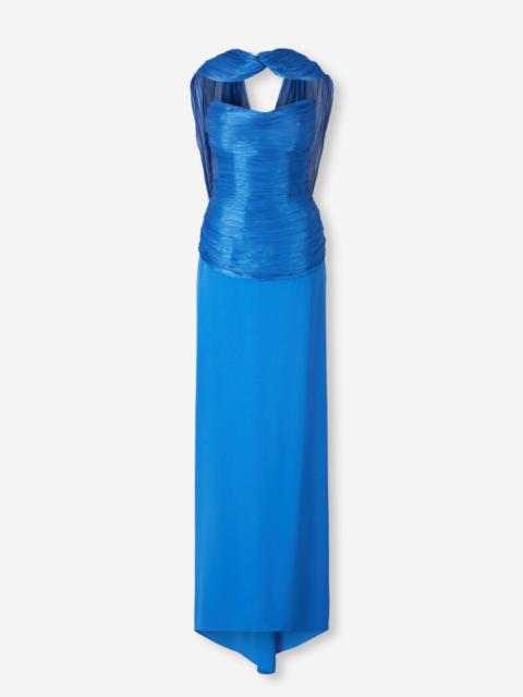 MARMAR HALIM PLEATED MAXI DRESS