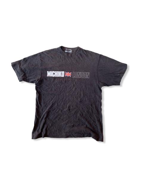 Other Designers Vintage - Vintage Sun Faded Black Michiko London Single Stich Tshirt