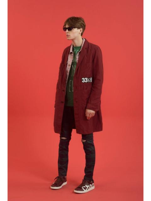 UNDERCOVER SS15 “Television Collection “ Green Tartan Zips Jeans