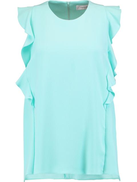 Carven Ruffled crepe top