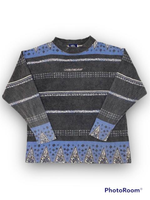 Other Designers Surf Style - Vintage 90s Quiksilver Longsleeve Australia Surf Design