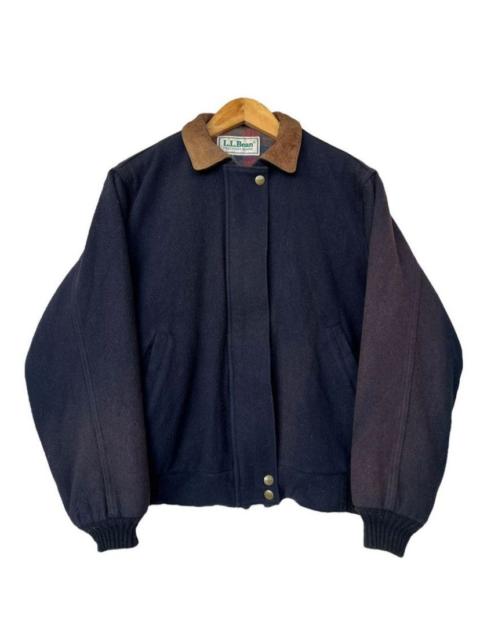 Other Designers L.L. Bean - Vintage 90s LL Bean Sunfaded Zipper Wool Jacket
