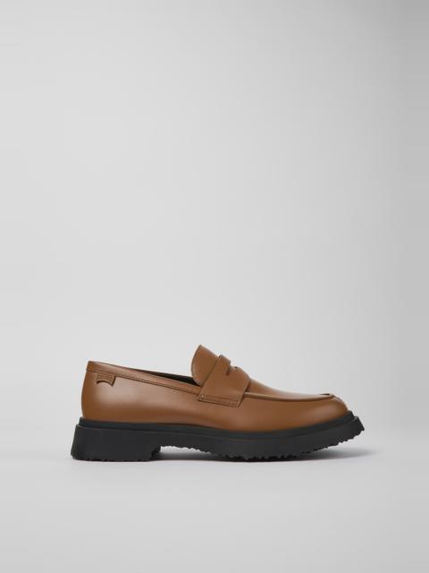 CAMPERLAB Brown leather loafers for men