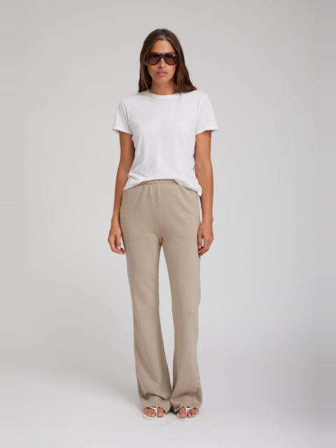 SPRWMN KHAKI STRAIGHT LEG SWEATPANTS