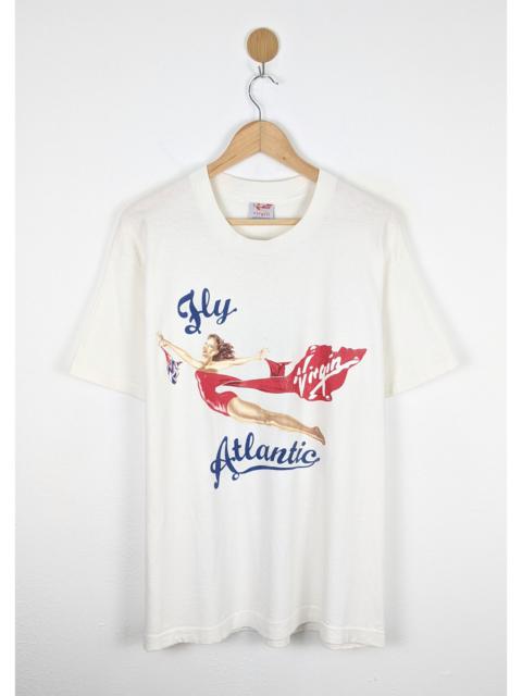 Other Designers Vintage - Vintage Fly Virgin Atlantic Princess Diana Airlines shirt