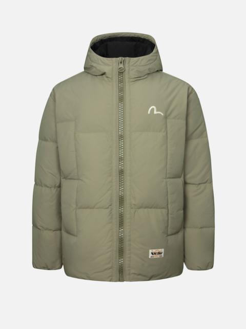 EVISU Seagull Embroidery Loose Fit Down Jacket