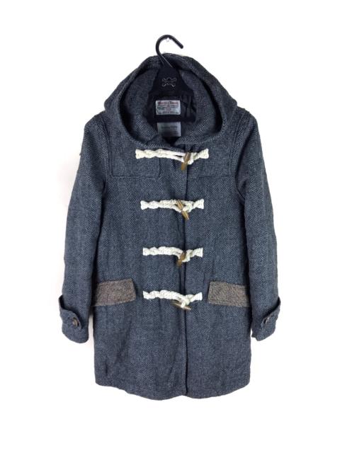 Other Designers Harris Tweed - HARRIS TWEED X SEVENDAYS SUNDAY WOOL DUFFLE COAT
