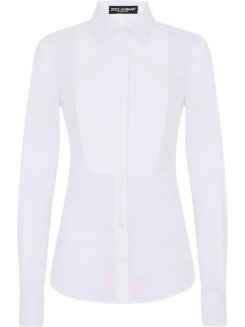 Dolce & Gabbana panelled yoke-detail shirt