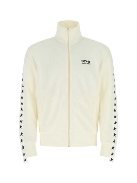 【Golden 】Deluxe Brand Polyester Denis Sweatshirt Golden Goose Golden Goose Deluxe Brand Men Ivory Polyester