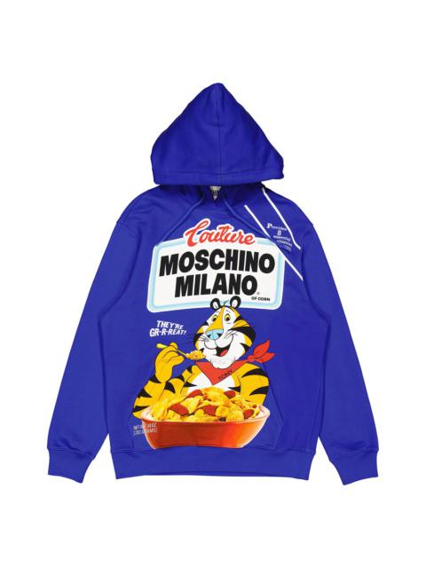 Moschino Tony the Tiger Graphic Hoodie in Blue