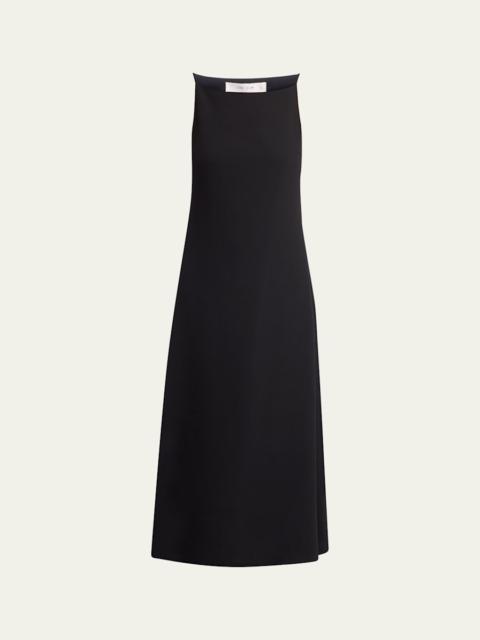 The Row Seraphina High-Neck Sleeveless Midi Dress