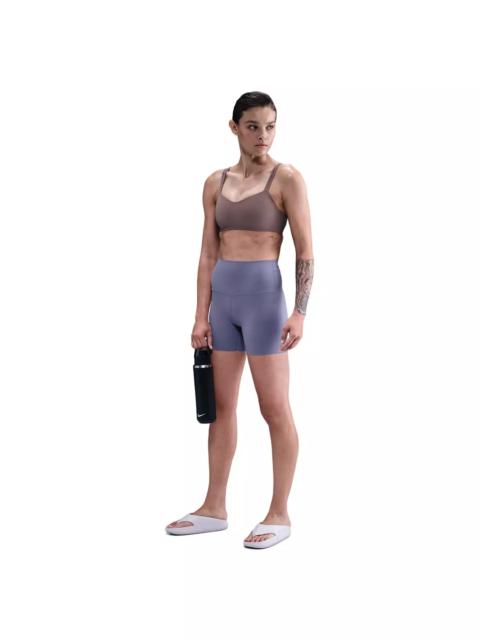 Nike Women's Zenvy High-Waisted 5" Biker Shorts - Blue