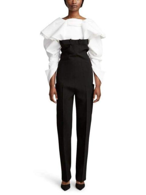 JACQUEMUS Le Pantalon Straight High Rise Wool Trousers Pants