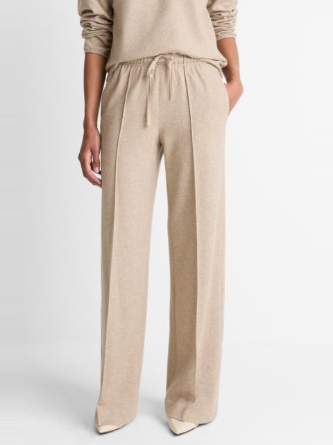 Vince Vince Wide Leg Wool Blend Pants in Marzipan at Nordstrom
