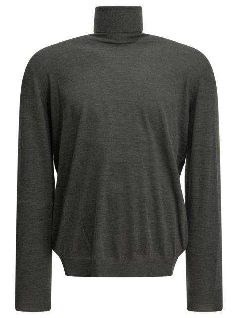 Brunello Cucinelli Brunello Cucinelli Cashmere Silk Turtleneck Sweater Grey