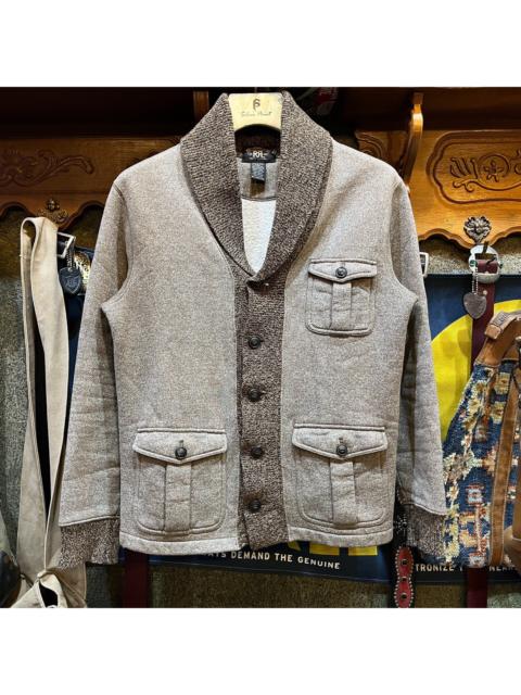 RRL by Ralph Lauren Ralph Lauren Double RL RRL Green Cardigan