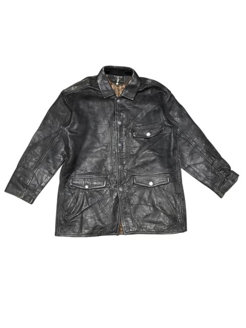 Other Designers Japanese Brand - Vintage King City Leather Jacket