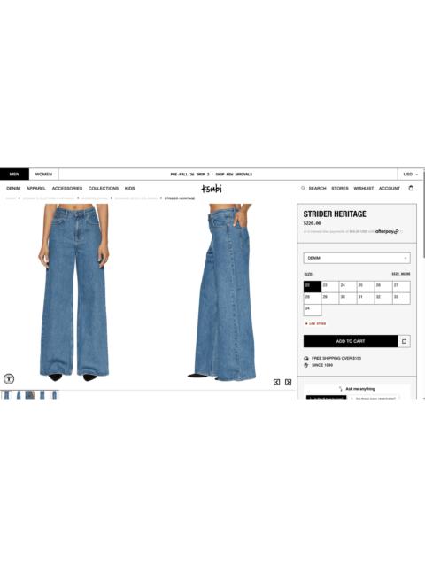 Ksubi BNWT Ksubi Strider Heritage Kith Jeans W25 Royalty Heroism