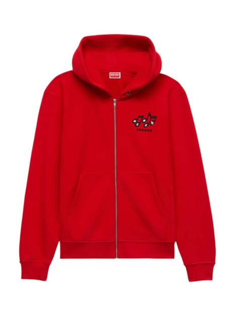 KENZO Kenzo Men `Kenzo Sounds` Cotton Zip-Up Hoodie