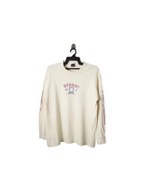 Other Designers Vintage - Vintage Stussy Classic Stussy Single Stitch Long Sleeve Tee