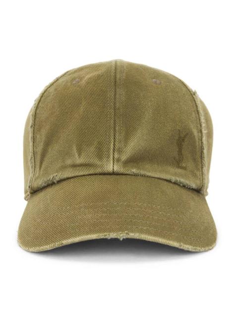 SAINT LAURENT Saint Laurent Womens Washed Denim Cap