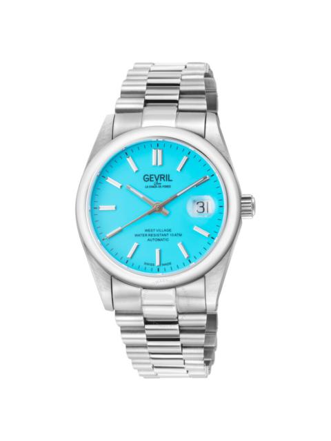 Other Designers Gevril West Village Automatic Blue Dial Men's Watch 48931B