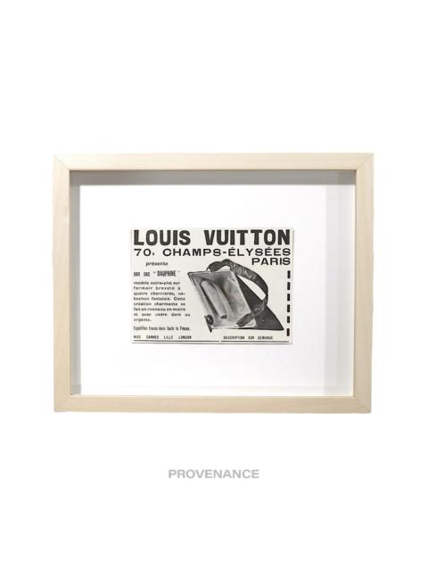 Louis Vuitton Louis Vuitton Antique Vintage Newsprint Ad - DAUPHINE