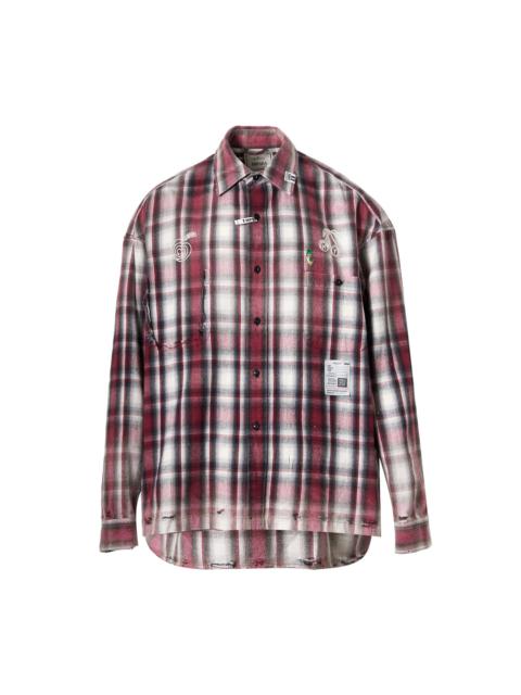 Maison MIHARAYASUHIRO Vintage Like Check Long Sleeve Shirt