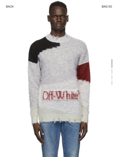 Off-White NWT - Off-White Distresses Mohair sweater