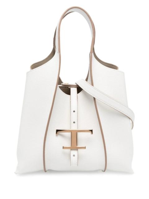Tod's Tod's Timeless Logo Charm Tote Bag