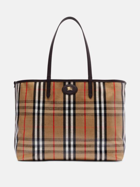 Burberry Highlands Medium jacquard tote bag