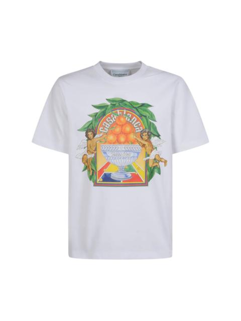 CASABLANCA Casablanca White T-Shirts & Vests - T-Shirts Men