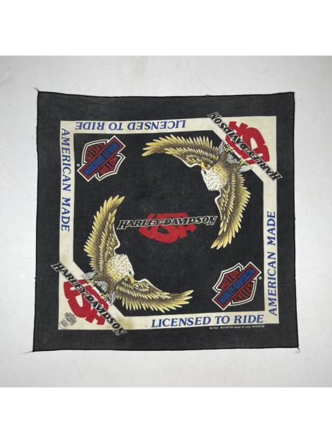 Other Designers Vintage - vintage harley davidson bandana handkerchief scarf