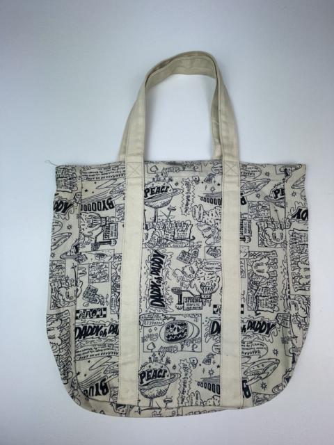 Other Designers Japanese Brand - Overprint Canvas Tote Bag Sling Bag