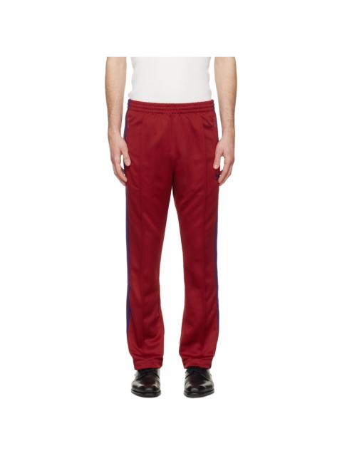 NEEDLES Red Narrow Track Pants