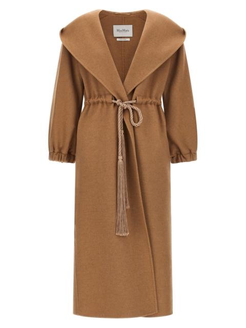 Max Mara Max Mara Women Sand Wool Agosto Coat | luosophy