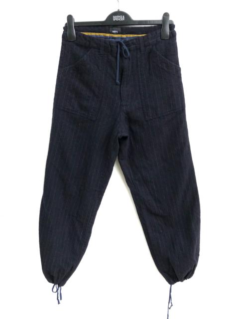 Other Designers Ships - SHIPS WOOL STRIPES FATIQUE PANTS MILITARY STYLE DRAWSTRING