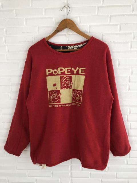 Other Designers POPEYE KING FEUTURES RIVERSIBLE SWEATSHIRT VINTAGE