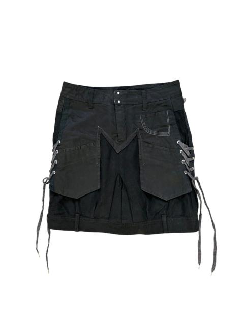 Other Designers Marithe + Francois Girbaud - Marithe Francois Girbaud Bondage Mini Skirts #A57-1310