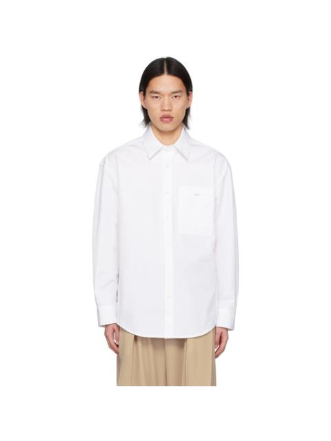 Wooyoungmi White Flower Print Shirt