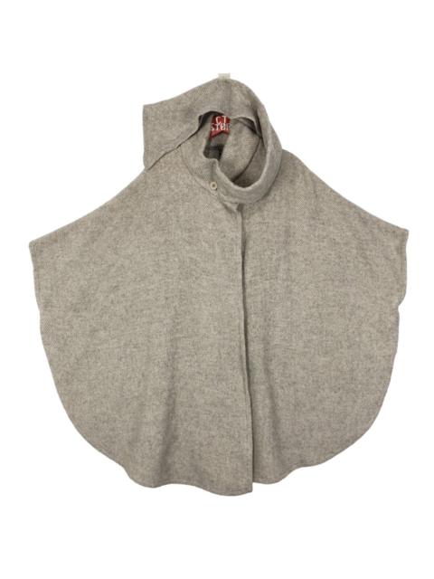 New Zealand Outback - Women’s Rusk & Finch Wool Cape With Wrap Collar